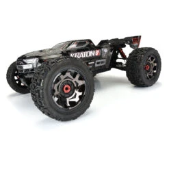 Duratrax Clip-Lock Wheel Face Black Chrome For Ripper 5.7" Wheel (2) -Duratrax Store DTX2817 A2 UX8MFGJU