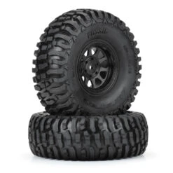 Duratrax 1/10 Fossil Font/Rear 1.9" Crawler Tires MTD 12mm Black Kodiak (2)