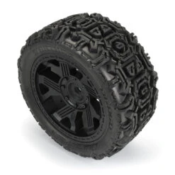 Duratrax 1/6 Warthog F/R 5.7" Monster Truck Tires MTD 24mm Black Ripper (2) 8 Duratrax 1/6 Warthog F/R 5.7" Monster Truck Tires MTD 24mm Black Ripper (2) -Duratrax Store DTX564110 A2 DEQM2EY7