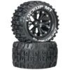 Duratrax Lockup MT 2.8" 2WD Mounted Rear C2 Tires, Black (2)