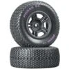 Duratrax Posse SC C2 Mounted Tires, Rear Slash (2)