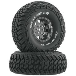 Duratrax Scaler CR C3 Mounted 1.9" Crawler Tires, Chrome (2)