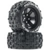 Duratrax Pistol ST 2.8 Mounted Tires, Black 14mm Hex (2)