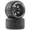 Duratrax Bandito MT 2.8 Mounted Tires,Black 14mm Hex (2) -Duratrax Store DTXC5250 A0 IE4KR402