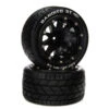 Duratrax Bandito ST Belted 2.8" Mounted Front/Rear Tires, 14mm Black (2) -Duratrax Store DTXC5540 A0 2HRAO9NV