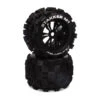 Duratrax STAKKER 1/8 MT Mounted 0 Offset, 17mm Black (2) -Duratrax Store DTXC5580 A0 1SVBN0G6