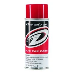 Duratrax Polycarb Spray, Racing Red, 4.5 Oz