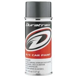 Duratrax Polycarb Spray Gun Metal, 4.5 Oz