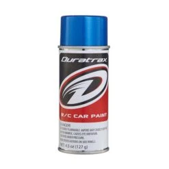 Duratrax Polycarb Spray, Metallic Blue, 4.5 Oz