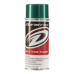 Duratrax Polycarb Spray, Metallic Green, 4.5 Oz