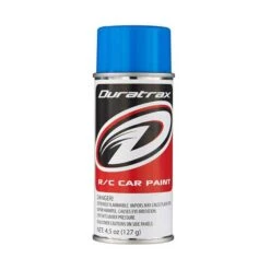 Duratrax Polycarb Spray, Fluorescent Blue, 4.5 Oz