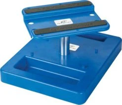 DTXC2380 - Pit Tech Deluxe Truck Stand Blue By DURATRAX @ Great Hobbies