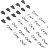 DTXC2650 - 1/10 Body Clips (20) W/Rubber Pull Tabs (12) By DURATRAX @ Great Hobbies -Duratrax Store dtxc2650