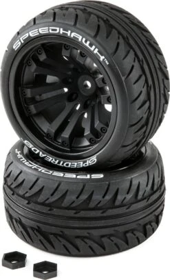 DTXC2900 - Speedtreads Speedhawk 1/10 ST/MT Tires Mntd (2) By DURATRAX @ Great Hobbies