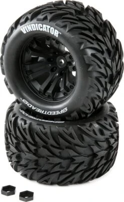 DTXC2902 - Speedtreads Vindicator 1/10 ST/MT Tires Mntd (2) By DURATRAX @ Great Hobbies