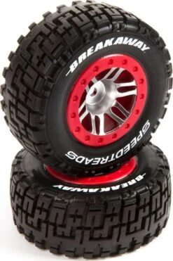 DTXC2939 - Speedtreads Breakaway SC Tire Mntd Slash Re/4x4 F/R By DURATRAX @ Great Hobbies