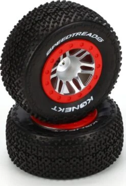 DTXC2940 - Speedtreads Konekt SC Mntd Slash Fr (2) By DURATRAX @ Great Hobbies