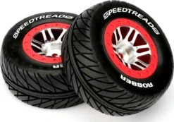 DTXC2943 - Speedtreads Robber SC Mntd TRX Slash Fr (2) By DURATRAX @ Great Hobbies