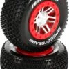 DTXC2950 - Speedtreads Triple Threat SC Mntd Slash Re/4x4 F/R (2) By DURATRAX @ Great Hobbies