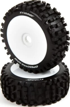 DTXC2972 - SpeedTreads 1/8 Trigger Mounted Tires (2) By DURATRAX @ Great Hobbies