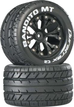 DTXC3502 - Bandito MT 2.8" Truck 2WD Mounted Rear C2 Black By DURATRAX @ Great Hobbies