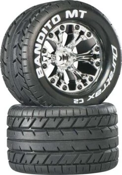 DTXC3505 - Bandito MT 2.8" Truck Mounted 1/2" Offset Chrom By DURATRAX @ Great Hobbies