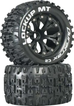 DTXC3506 - Lockup MT 2.8" Truck 2WD Mounted Front C2 Black By DURATRAX @ Great Hobbies