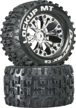 DTXC3509 - Lockup MT 2.8" Truck 2WD Mounted Rear C2 Chrome By DURATRAX @ Great Hobbies