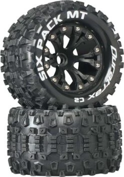 DTXC3518 - Sixpack MT 2.8" Truck 2WD Mounted Front C2 Blac By DURATRAX @ Great Hobbies