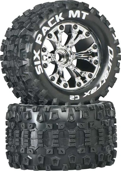 DTXC3519 - Sixpack MT 2.8" Truck 2WD Mounted Front C2 Chro By DURATRAX @ Great Hobbies 3 DTXC3519 - Sixpack MT 2.8" Truck 2WD Mounted Front C2 Chro By DURATRAX @ Great Hobbies