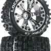 DTXC3569 - Lockup ST 2.8" Mounted Offset Chrome (2) By DURATRAX @ Great Hobbies -Duratrax Store dtxc3569