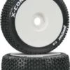 DTXC3610 - X-Cons 1/8 Buggy Tire C2 Mounted White (2) By DURATRAX @ Great Hobbies