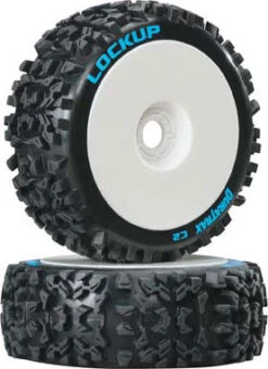 DTXC3615 - Lockup 1/8 Buggy Tire C2 Mtd W By DURATRAX @ Great Hobbies