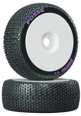 DTXC3631 - Posse 1/7 Buggy Tire C3 Mounted White (2) By DURATRAX @ Great Hobbies 3 DTXC3631 - Posse 1/7 Buggy Tire C3 Mounted White (2) By DURATRAX @ Great Hobbies