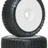 DTXC3644 - Equalizer Buggy Tire C2 Mounted White (2) By DURATRAX @ Great Hobbies
