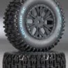 DTXC3674 - Lockup SC Tire C2 Mounted ASC SC10 4x4 (2) By DURATRAX @ Great Hobbies