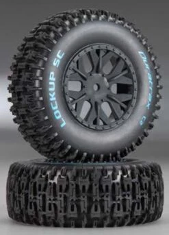 DTXC3674 - Lockup SC Tire C2 Mounted ASC SC10 4x4 (2) By DURATRAX @ Great Hobbies