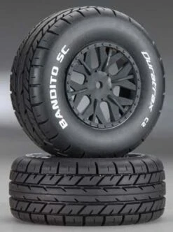 DTXC3702 - Bandito SC Tire C2 Mounted ASC SC10 4x4 (2) By DURATRAX @ Great Hobbies