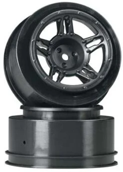 DTXC3825 - SC Wheel Black Slash Blitz SCRT10 (2) By DURATRAX @ Great Hobbies