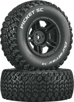 DTXC3871 - Picket SC C2 Mounted Slash 4X4 Blitz Fr/Re (2) By DURATRAX @ Great Hobbies