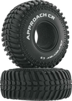 DTXC4018 - Approach CR 1.9" Crawler Tire C3 (2) By DURATRAX @ Great Hobbies