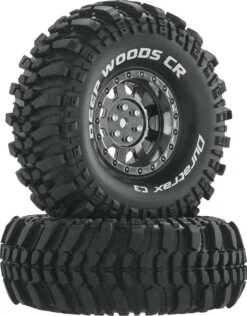 DTXC4027 - Deep Woods CR C3 Mounted 1.9" Crawler Black Chrome By DURATRAX @ Great Hobbies