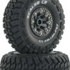 DTXC4039 - Scaler CR C3 Mounted 2.2" Crawler Black Chrome (2) By DURATRAX @ Great Hobbies