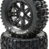 DTXC5032 - Lockup 1/5 SC Sport Mntd Black 24mm (2) By DURATRAX @ Great Hobbies