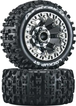 DTXC5102 - Lockup ST 2.2" Black Chrome (2) By DURATRAX @ Great Hobbies