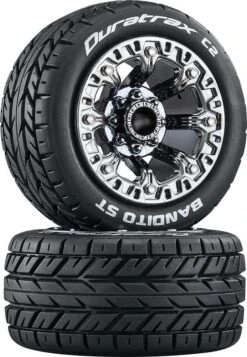 DTXC5106 - Bandito ST 2.2" Black Chrome (2) By DURATRAX @ Great Hobbies