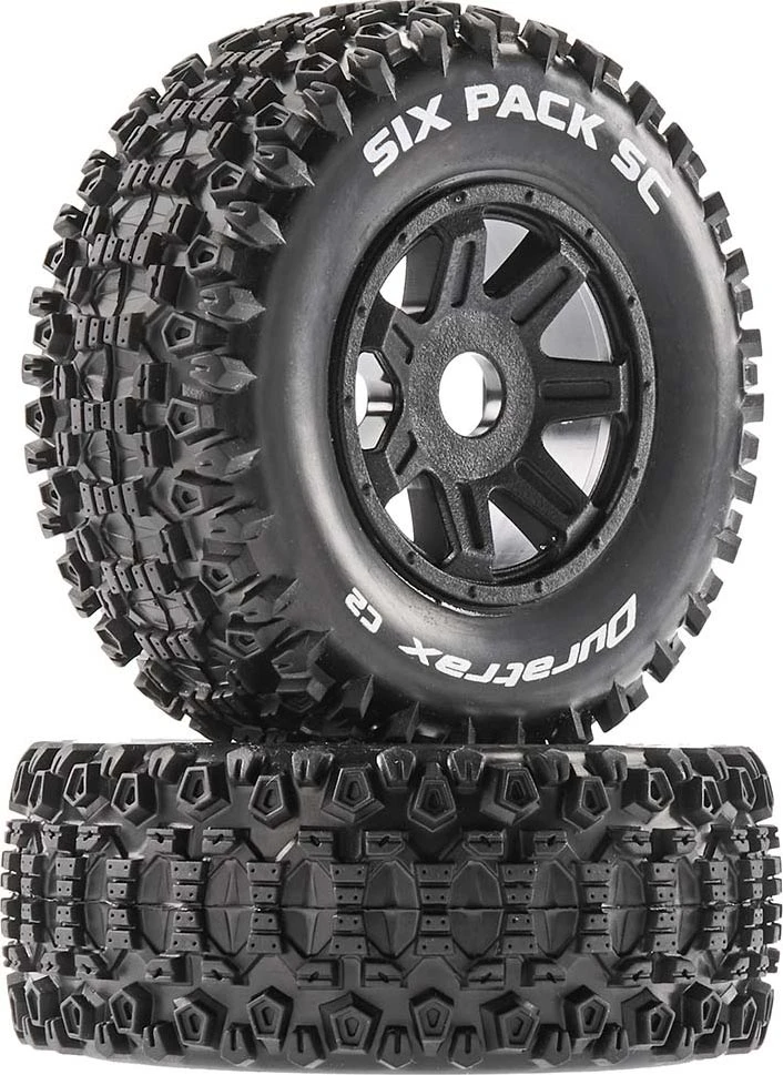 DTXC5271 - Six Pack SC Mounted Soft Black 17mm Hex (2) By DURATRAX @ Great Hobbies 3 DTXC5271 - Six Pack SC Mounted Soft Black 17mm Hex (2) By DURATRAX @ Great Hobbies