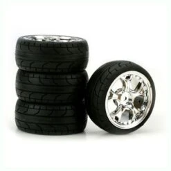 Duratrax Front/Rear Mounted Soft 5-Blade ST Tires, Radial (4)