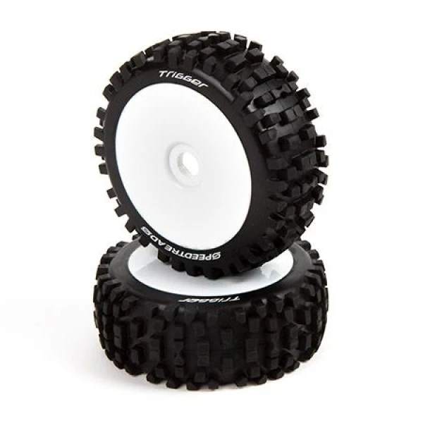 Duratrax SpeedTreads 1/8 Trigger Mounted Tires (2) 3 Duratrax SpeedTreads 1/8 Trigger Mounted Tires (2)