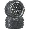 Duratrax Sidearm MT 2.8" Mounted 1/2" Offset C2 Tires, Black (2)